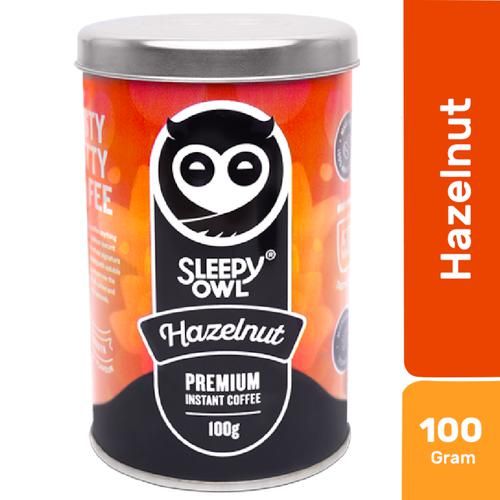 Sleepy Owl Premium Instant Coffee - Hazelnut, 100 g-1.webp